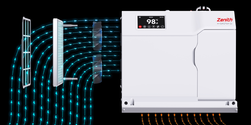 Command centre diagram with airflow