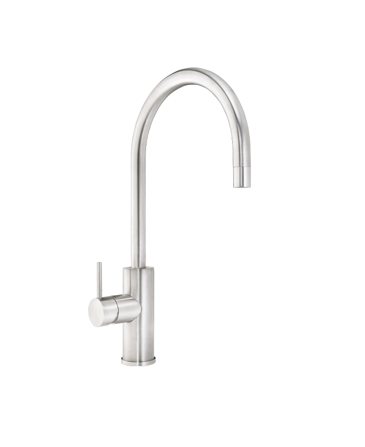 Arc Mixer Tap Mains Brushed Nickel