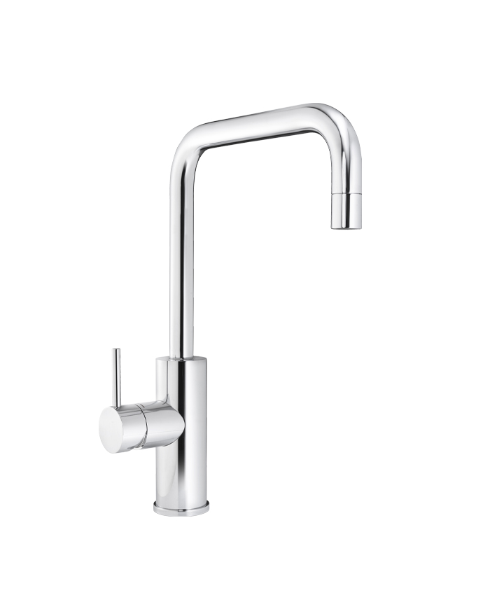 Cube Mixer Tap Mains Chrome