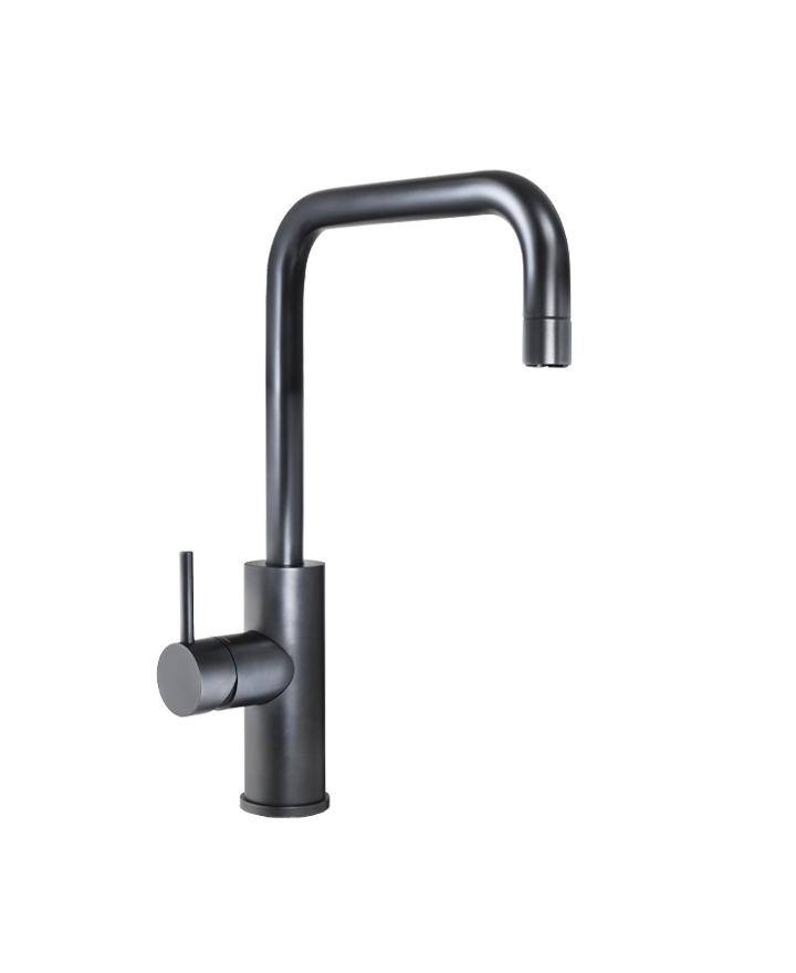 Cube Mixer Tap Mains Matte Black