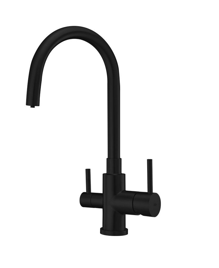 Zip 3 Way Filtered Mixer Tap Matte Black