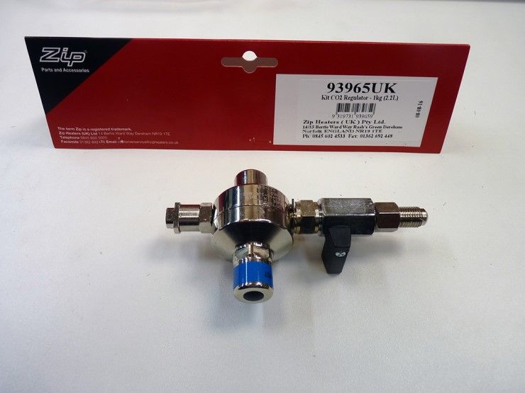 CO2 Regulator 3bar pre-set pressure rating