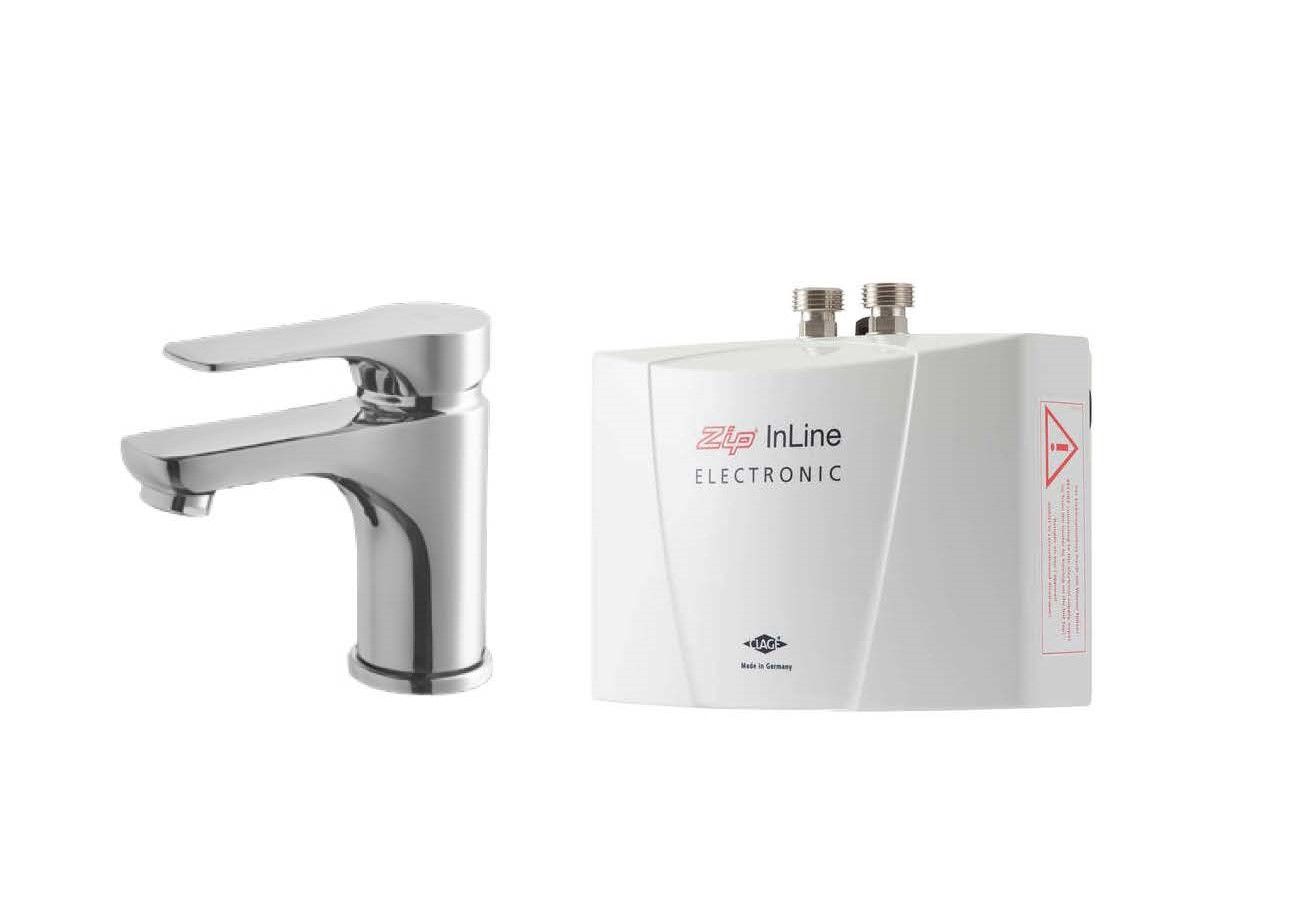 ES4 4.4kW Single lever mixer tap instantaneous handwash pack