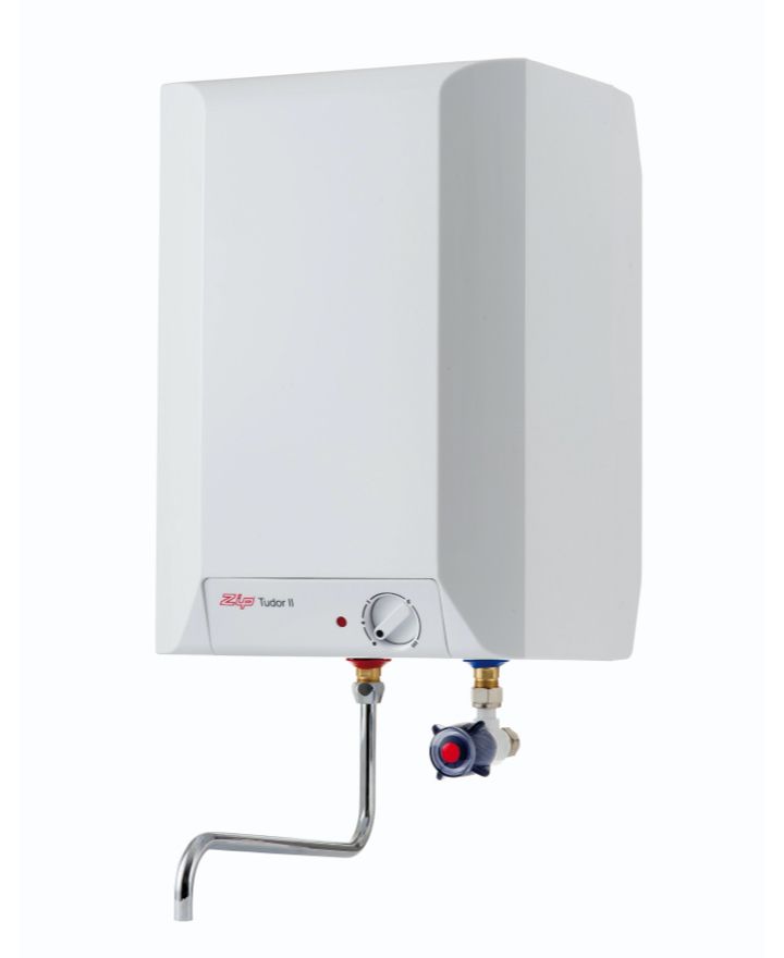 Tudor 5 overbasin vented water heater 10ltr