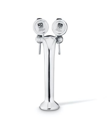 HydroChill HC50 under-counter 150ltr chilled & sparkling 2 spout tap with badge