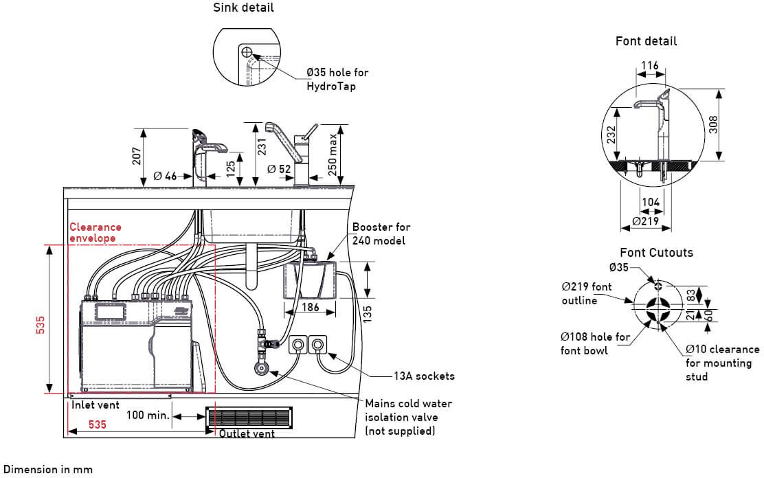 Zip HydroTap G4 4 in1 CLASSIC tap BCHA Zip Water