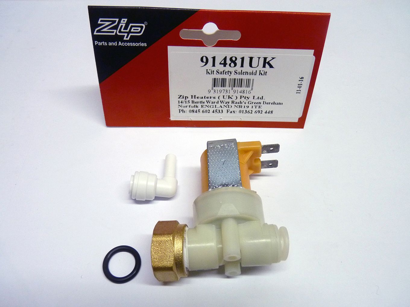 Safety solenoid for G4 HydroTap B, BA, BC & BCS models