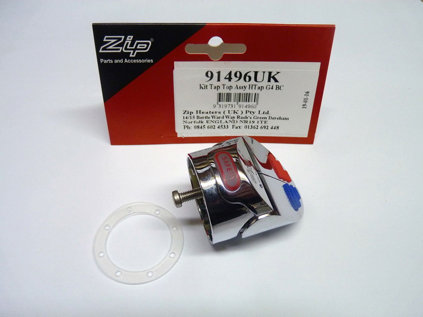 Bright Chrome Boiling Chilled Tap Top Assembly Kit for HydroTap